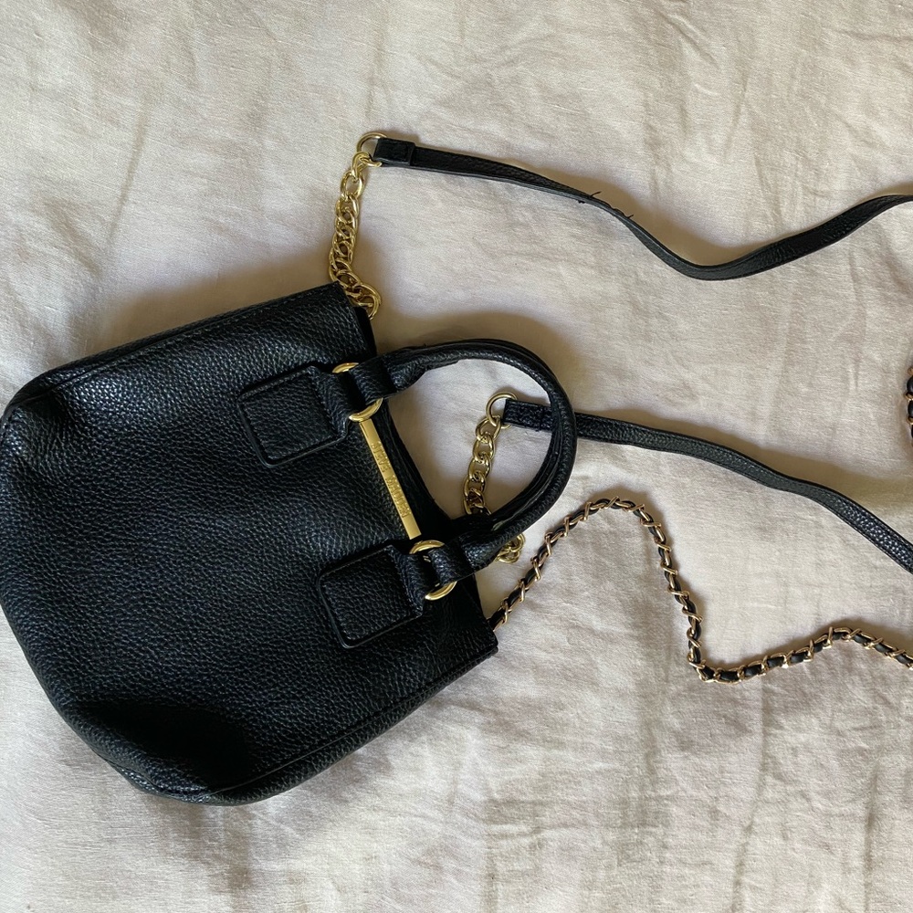 Steve Madden Black Leather Bag
